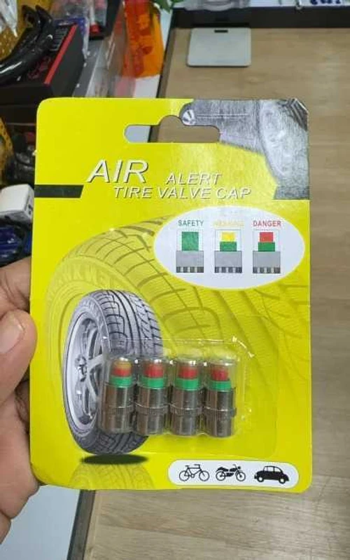 Tire Valve Cap with Pressure Indicator Tyre Pressure Monitor Valve Caps