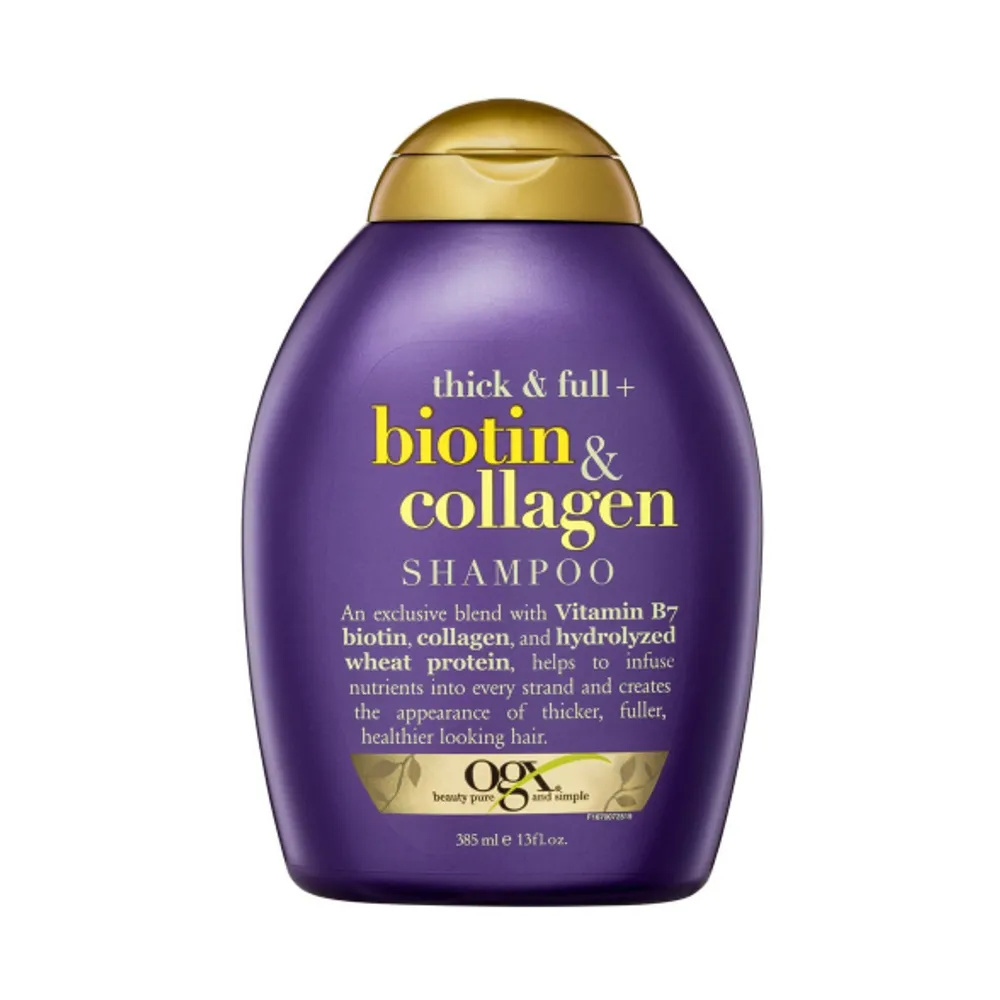 OGX Thick & Full + Biotin & Collagen Volumizing Shampoo (385ml)