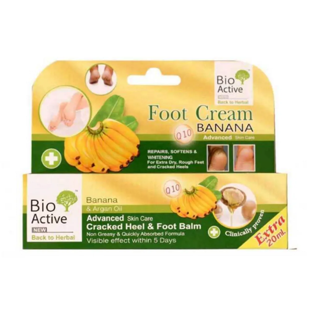 Bio Active Banana Foot Cream Cracked Heel & Foot Balm 30ml