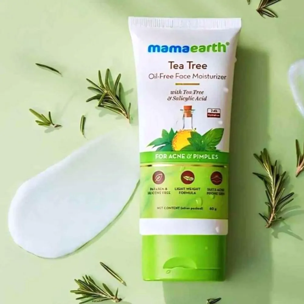 Mamaearth Tea Tree Oil-Free Face Moisturizer-80 grm