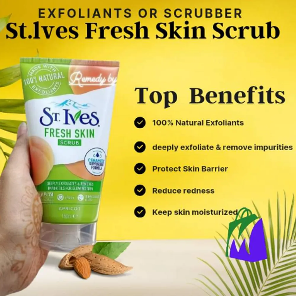 St. Ives Fresh Skin Apricot Scrub – 150gm